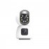 Security Cameras Outdoor 1080P HD Dual Lens Security Camera 2mp Wifi Camera Night Vision Motion Detection White