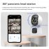Security Cameras Outdoor 1080P HD Dual Lens Security Camera 2mp Wifi Camera Night Vision Motion Detection White