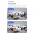 Security Cameras Outdoor 1080P HD Dual Lens Security Camera 2mp Wifi Camera Night Vision Motion Detection White