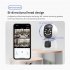 Security Cameras Outdoor 1080P HD Dual Lens Security Camera 2mp Wifi Camera Night Vision Motion Detection White
