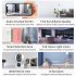 Security Cameras Outdoor 1080P HD Dual Lens Security Camera 2mp Wifi Camera Night Vision Motion Detection White