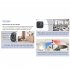 Security Cameras Outdoor 1080P HD Dual Lens Security Camera 2mp Wifi Camera Night Vision Motion Detection White