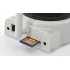Security IP camera with HD resolution  pan and tilt control  and H 264 image compression