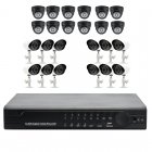 Security Surveillance DVR Kit supports 1080p  has 1TB HDD Included as well as 24 Channels in addition to twelve Indoor Cameras  twelve Outdoor Cameras