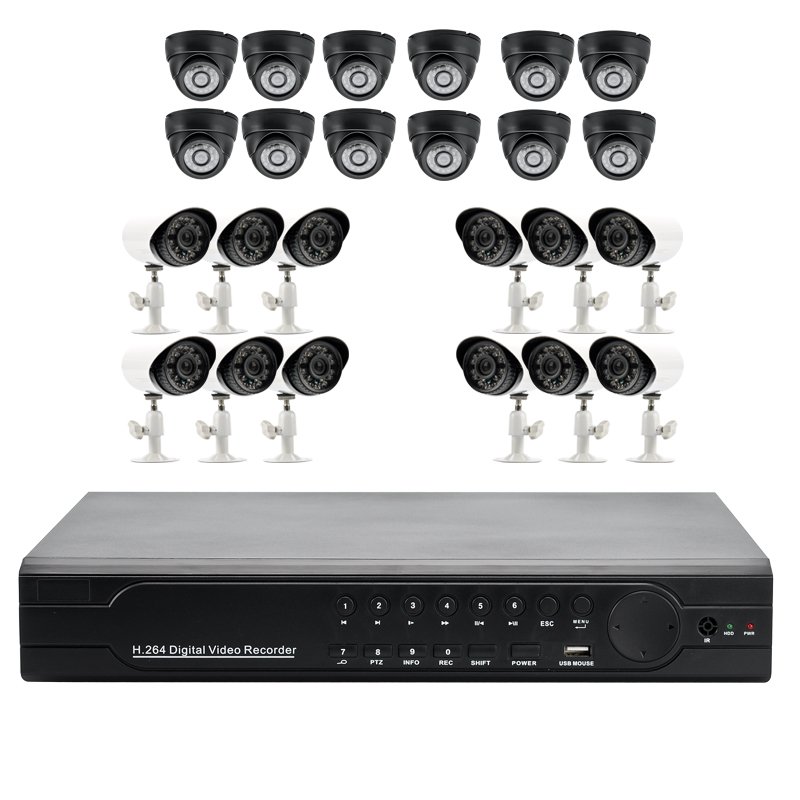 24 Channel Security Surveillance DVR Kit