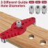 Self Centering Dowel Jig Kit With Scriber Straight Holes Wood Panel Hole Puncher Locator Professional Woodworking Joints Tool 6mm 8mm 10mm Drilling Doweling Gui
