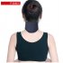 Self Heating Magnetic Therapy Health Care Neck Guard Neck Support Cervical Posture Corrector  black with letters