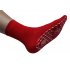 Self Heating Therapy Magnetic Socks Unisex Magnetic Therapy Massage Socks  red One size