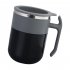 Self Stirring Coffee Mug Mixing Stainless Steel Cup for Office Home Coffee Tea Milk Drink black