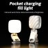 Selfie Light Camera Led Light With Built in 2000mAh Rechargeable Battery 3 Adjustable Color Modes 2500 6500k Color Temperature Fill Light For Makeup Picture D1 
