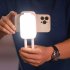 Selfie Light Camera Led Light With 3 Light Colors 24 26LM RGB Dynamic Mode 1000mAh Rechargeable Battery 230   Angle Rotation Fill Light For Makeup Picture D2Pro