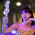 Selfie Light Camera Led Light With 3 Light Colors 24 26LM RGB Dynamic Mode 1000mAh Rechargeable Battery 230   Angle Rotation Fill Light For Makeup Picture D2Pro