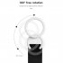 Selfie Ring Light 180   Rotatable Flexible 40LED Selfie Fill Light With Retaining Clip On For Makeup Live Stream pink