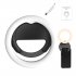 Selfie Ring Light 180   Rotatable Flexible 40LED Selfie Fill Light With Retaining Clip On For Makeup Live Stream pink