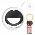 Selfie Ring Light 180   Rotatable Flexible 40LED Selfie Fill Light With Retaining Clip On For Makeup Live Stream pink