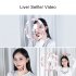 Selfie Ring Light LED Dimmable Video Studio Photography Lighting for Vlog Live Photo with Tripod Y2 fill light pink