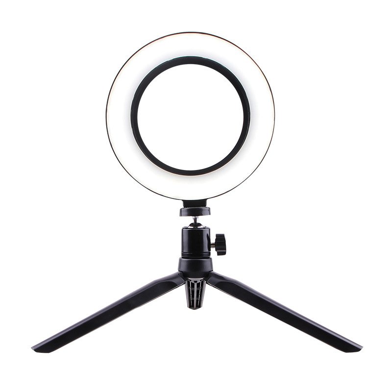 Selfie Ring Light LED Circle Light USB LED Desktop Lamp with Stand Dimmable LED Fill Light for Live Stream Photograph Desktop stand + 16cm fill light