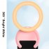Selfie Ring Light Outdoor Portable Rechargeable Selfie Fill Light With 3 Color Temperatures And 5 Brightness Levels For Smart Phone Photography Camera Video Mak