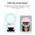Selfie Ring Light Outdoor Portable Rechargeable Selfie Fill Light With 3 Color Temperatures And 5 Brightness Levels For Smart Phone Photography Camera Video Mak