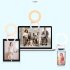 Selfie Ring Light Outdoor Portable Rechargeable Selfie Fill Light With 3 Color Temperatures And 5 Brightness Levels For Smart Phone Photography Camera Video Mak