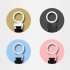 Selfie Ring Light Outdoor Portable Rechargeable Selfie Fill Light With 3 Color Temperatures And 5 Brightness Levels For Smart Phone Photography Camera Video Mak