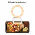 Selfie Ring Light Outdoor Portable Rechargeable Selfie Fill Light With 3 Color Temperatures And 5 Brightness Levels For Smart Phone Photography Camera Video Mak