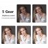 Selfie Ring Light Outdoor Portable Rechargeable Selfie Fill Light With 3 Color Temperatures And 5 Brightness Levels For Smart Phone Photography Camera Video Mak