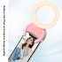 Selfie Ring Light Outdoor Portable Rechargeable Selfie Fill Light With 3 Color Temperatures And 5 Brightness Levels For Smart Phone Photography Camera Video Mak