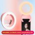 Selfie Ring Light Outdoor Portable Rechargeable Selfie Fill Light With 3 Color Temperatures And 5 Brightness Levels For Smart Phone Photography Camera Video Mak