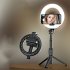 Selfie Stick Tripod Extendable Mobile Phone Selfie Rod With Ring Filling Light Portable Sturdy Aluminium Alloy Stand For Zoom Meeting Photograph Travelling Shoo