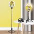Selfie Stick Tripod Extendable Mobile Phone Selfie Rod With Ring Filling Light Portable Sturdy Aluminium Alloy Stand For Zoom Meeting Photograph Travelling Shoo