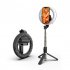 Selfie Stick Tripod Extendable Mobile Phone Selfie Rod With Ring Filling Light Portable Sturdy Aluminium Alloy Stand For Zoom Meeting Photograph Travelling Shoo
