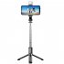Selfie Stick Tripod Sturdy Aluminium Alloy Phone Tripod Stand Portable Lightweight Handheld Phone Tripod Stand With Fill Light Compatible For Android IOS Device