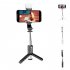Selfie Stick Tripod Sturdy Aluminium Alloy Phone Tripod Stand Portable Lightweight Handheld Phone Tripod Stand With Fill Light Compatible For Android IOS Device