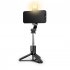 Selfie Stick Tripod Extendable Phones Selfie Extension Rod Portable Lightweight Phone Tripod Stand With Fill Light 360 Degree Rotation For Face Time Zoom Meetin