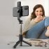 Selfie Stick Tripod Extendable Phones Selfie Extension Rod Portable Lightweight Phone Tripod Stand With Fill Light 360 Degree Rotation For Face Time Zoom Meetin