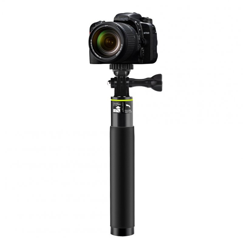 Selfie Stick for GoPro 19 Inches Selfie Mini Portable GoPro5 6 Accessories Black