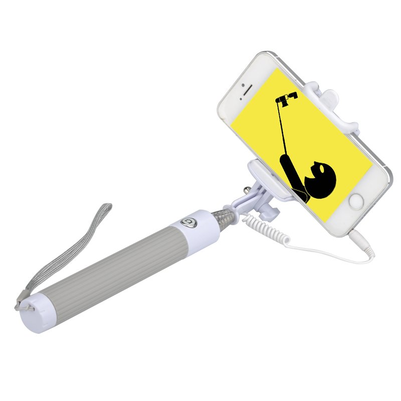 iOS + Android Selfie Stick (Grey)