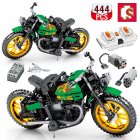 Sembo Technical Expert Remote Control Motorcycle  Building  Blocks  Toys Moc Off-road Motorcycle Bricks Assembly Model Gift For Children QLD2596