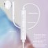 Semi in ear Wired Headset Type c Interface Copper Ring Speaker With Microphone Compatible For Huawei White