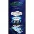 Semiconductor Mobile Phone Radiator Air Conditioner Heat Sink Large area Gaming Cooling Fan Cooler Accessories White