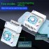 Semiconductor Mobile Phone Radiator Air Conditioner Heat Sink Large area Gaming Cooling Fan Cooler Accessories black