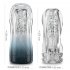 Sensual Massage Male Masturbator Soothing Sculpted Masturbation Cup For Men Reusable Pleasure Sleeve Device Sex Toy For Men black