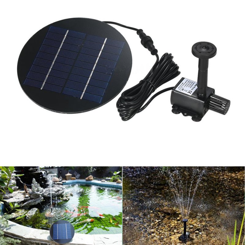 Separating Solar Powered Fountain for Garden Pond Decor