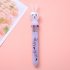Sequin Ballpoint  Pen Stationery Cartoon Rabbit Shape Pens Signature Gel Pen Office Accessories
