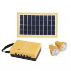 Set up your indoor or outdoor lighting with zero electric or maintenance costs with the Portable Solar Energy Kit