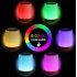 Seven Color Wood Grain Charging Night Lamp Bedside Light Table Lamps Touch Pat Ambience Lighting Long column