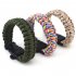 Seven strand Umbrella Rope Hand woven  Bracelet Outdoor Survival Chain Bracelet Random Color