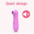 Sex Toys Sucking Vibrator Mini Clitoral Stimulator Female G Spot 10 Vibration Modes Waterproof Nipple Vibrators for Woman  Pink