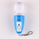 Sexy Toy Mini stick G Spot Vibrator for Woman Ball AV Message Key Chain Vibrator blue